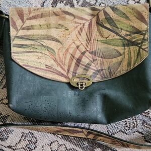 Green Palm Cork Purse